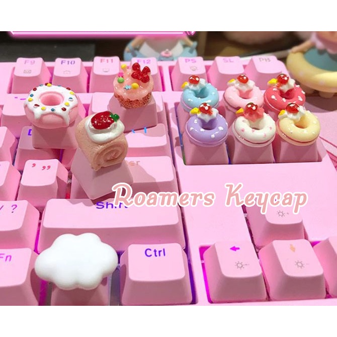 Keycap lẻ Donut ngọt ngào dễ thương làm quà tặng (005_CH)