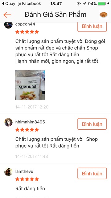 (Freeship từ 99k) 1kg hạnh nhân rang bơ thơm ngon