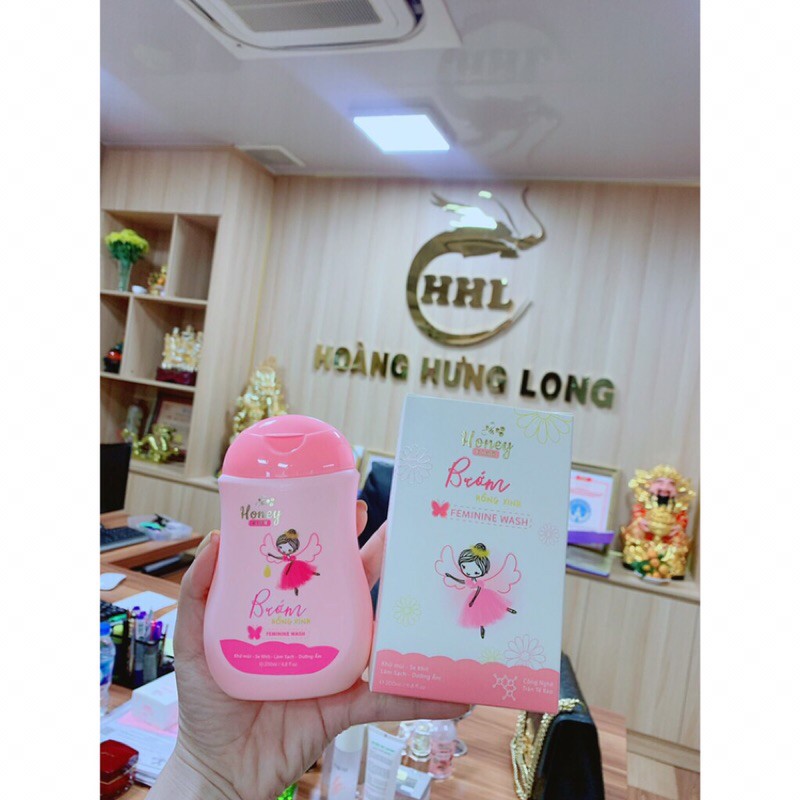 dung dịch vệ sinh honey pink 200ml