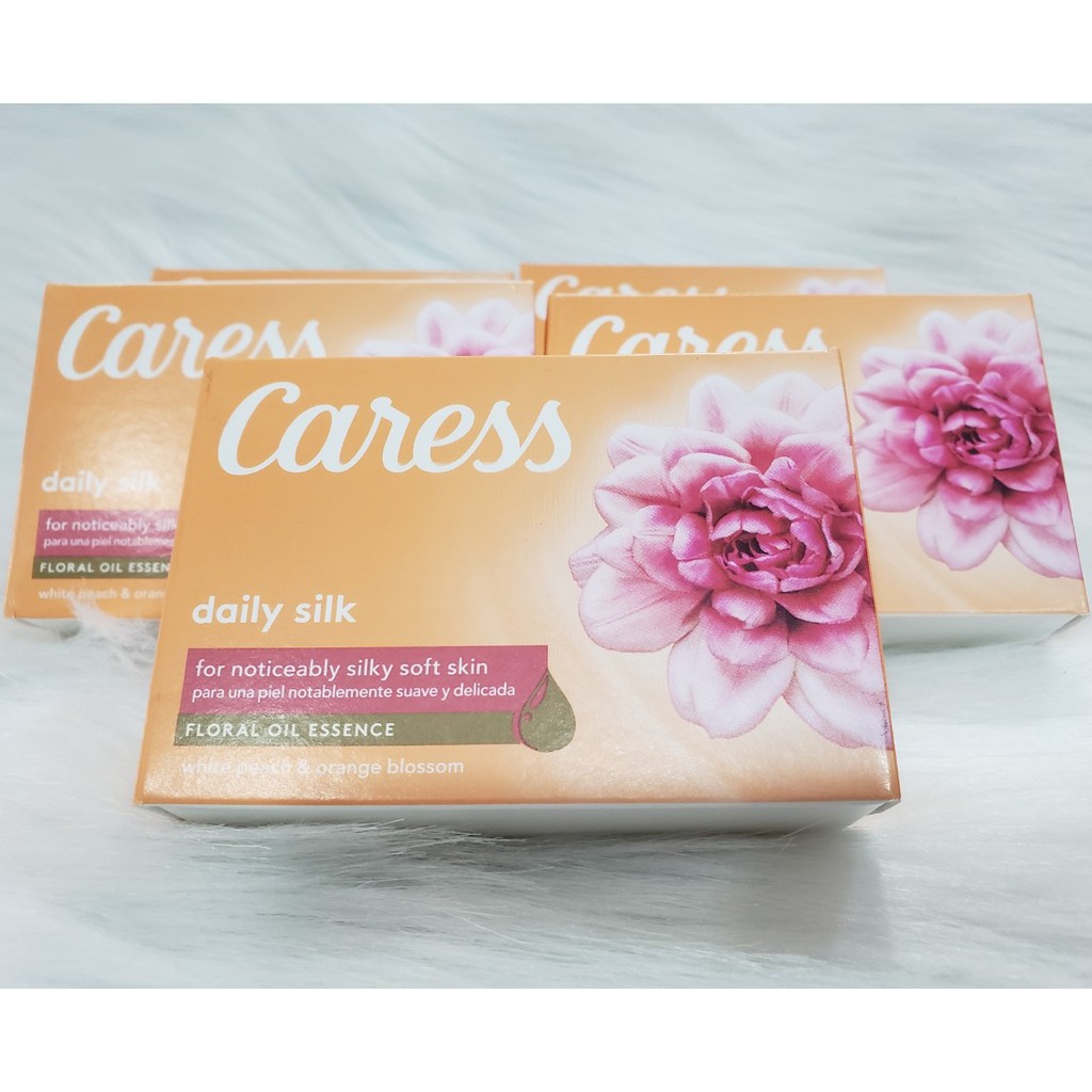 Xà Bông Cục Caress Daily Silk Floral Oil Essence 106g CAO CẤP SỐ 1 TẠI MỸ