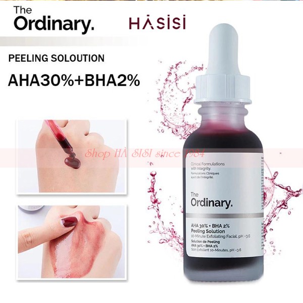 Serum Tẩy Da Chết Hóa Học THE ORDINARY AHA 30% BHA 2% PEELING SOLUTION 30ml