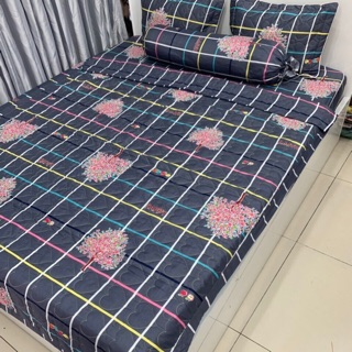 Bộ gra giường 5 món ẢNH THẬT mẫu m6.2m