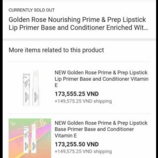 Golden rose Prime & Prep Liptick Base Son che khuyết điểm, dưỡng giữ màu son lâu trôi