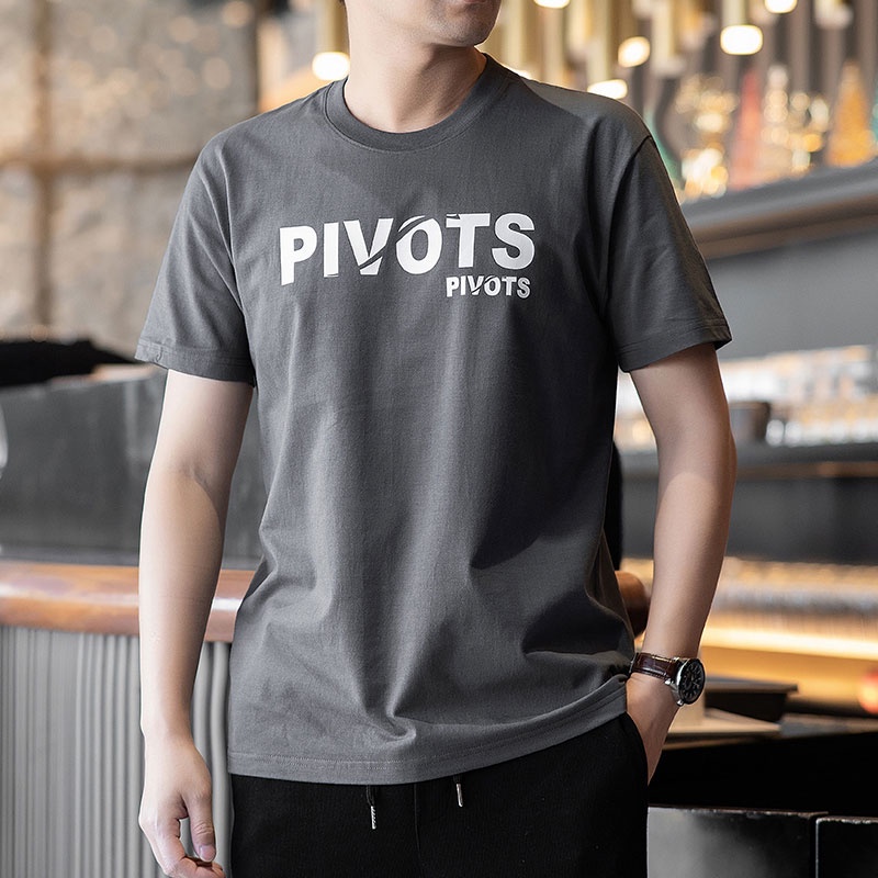 Áo Thun Cotton Tay Ngắn Cổ Tròn Dáng Rộng In Hình Cá Tính Hợp Thời Trang Cho Nam