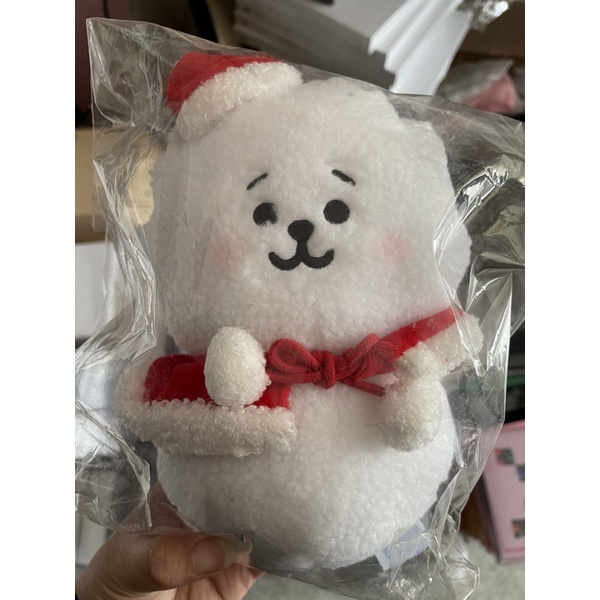 official Bt21 RJ winter standing doll 20cm gấy RJ