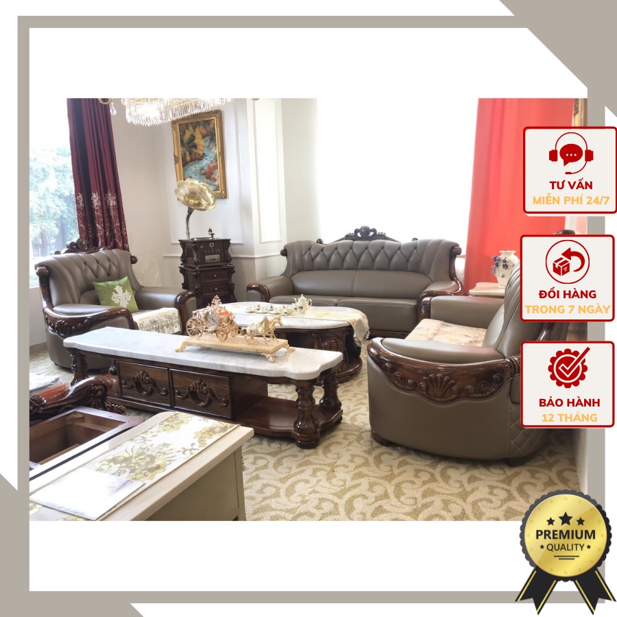 Bộ SOFA mang phong cách Tân Cổ Điển đậm chất Châu Âu SOFA-MUN-NAU kiến tạo không gian quý tộc cho phòng khách nhà bạn