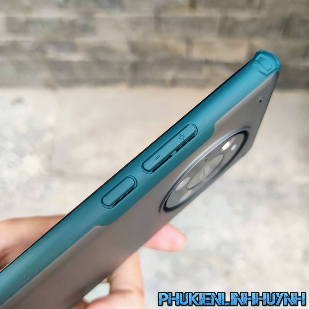 Huawei Mate 40 Pro_Ốp lưng nhám viền màu Ver 2