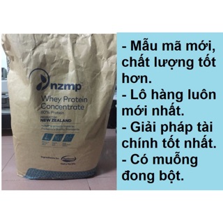 NZMP Whey Protein Concentrate 1Kg Đạm Whey hỗ trợ tăng cơ giảm mỡ Cô Đặc 80% New Zealand