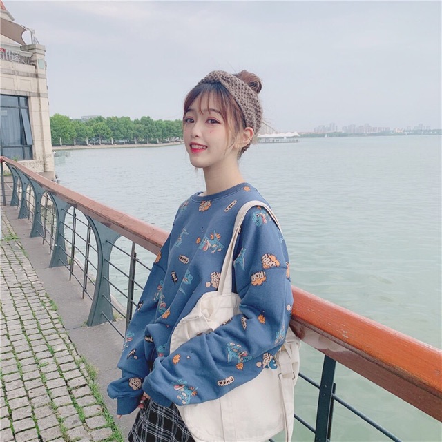 Áo sweater in hình khủng long- Hàng quảng châu | BigBuy360 - bigbuy360.vn