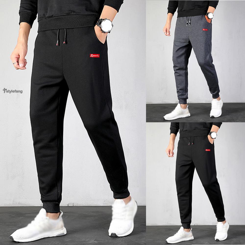 Pants Drawstring Mens Harem pants Running Plus size Warm Thermal Trousers Casual Plush Lined Thick Jogger Sweatpants