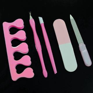 Bộ 5 dụng cụ làm móng tẩy da chết siêu bền