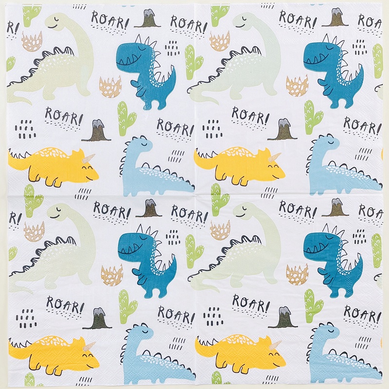 Set 20 Khăn Ăn Giấy In Chữ Happy Birthday Baons Nhiều Màu Sắc Trang Trí Tiệc Cho Bé