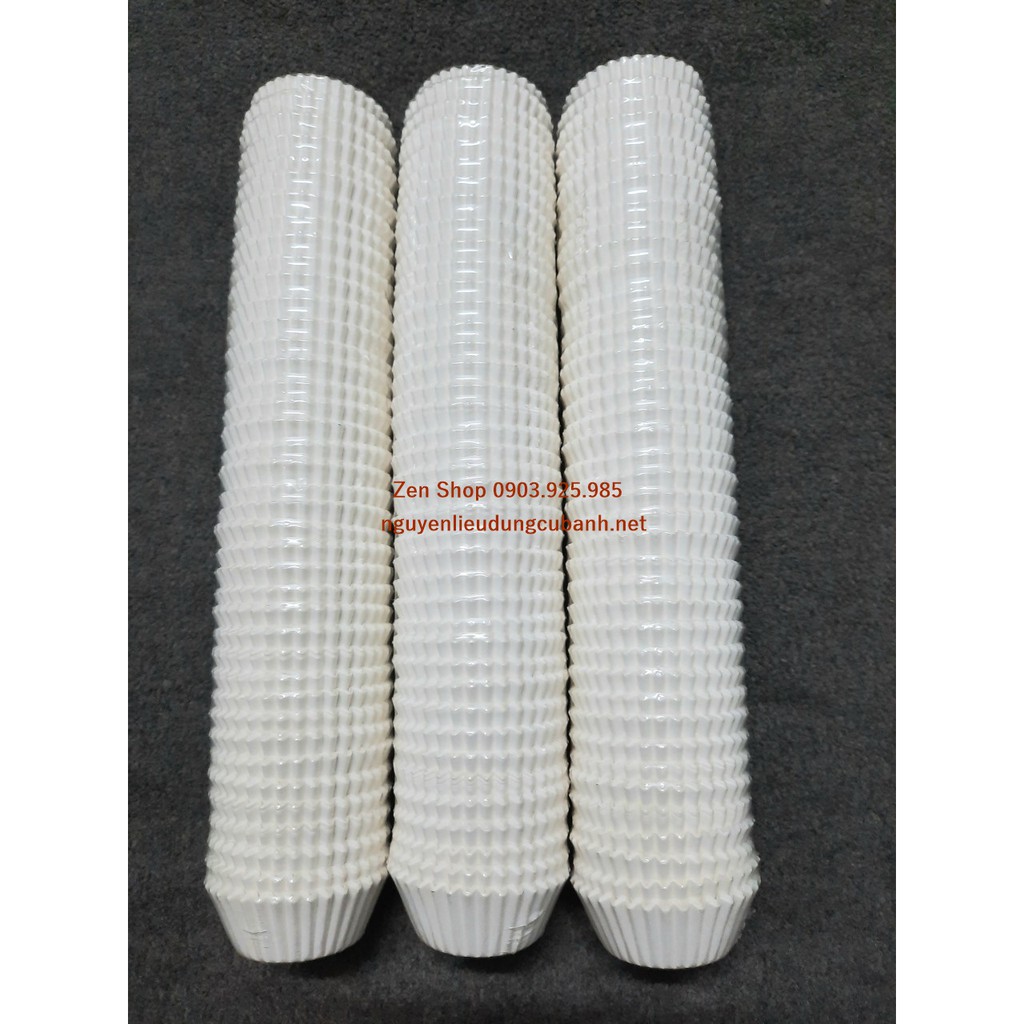 CHÉN GIẤY TRẮNG 7.5CM - LỐC 1.000 CÁI