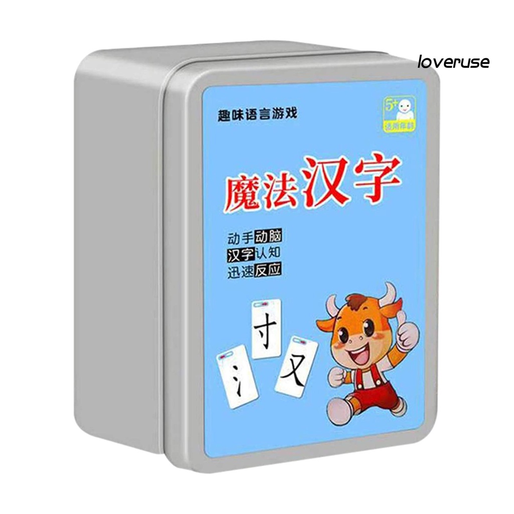 Bộ 120 Thẻ Bài Ma Thuật Cho Bé Học Chữ Tiếng Trung