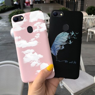 Ốp điện thoại họa tiết lông vũ dành cho Oppo F1S F3 F5 F7 F9 F11 F15 F17 F19 Pro Plus F5 Youth