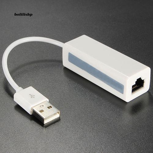 Dây cáp kết nối mạng bllp _ USB2.0 Male sang RJ45 10 / 100 Mbps cho Notebook