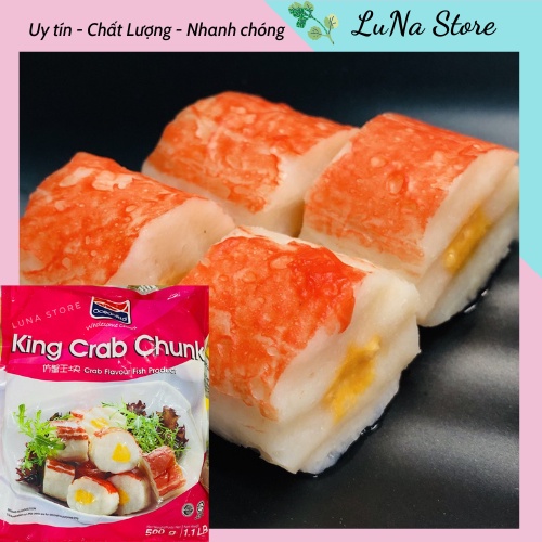 Viên thả lẩu Cua Hoàng Đế cắt khoanh King Crab Chunk Malaysia giao hỏa tốc