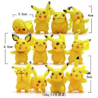 Set 12 Mô Hình Nhân Vật Pikachu