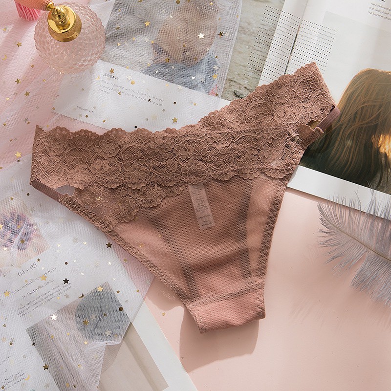 Quần Lót Nữ ❤️FREESHIP❤️ Quần Lót Ren Sexy Lọt Khe Cao Cấp Thông Hơi Quyến Rũ Gợi Cảm Mềm Mại Mã C18 | BigBuy360 - bigbuy360.vn