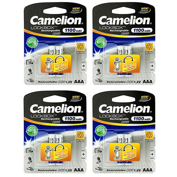 4 viên Pin sạc Camelion AAA 1100mAh