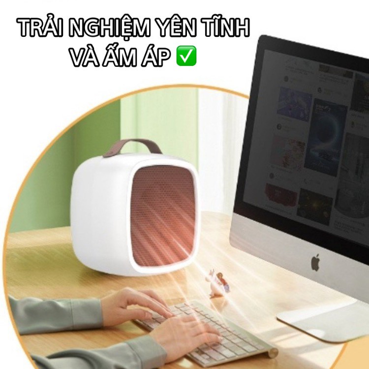 Máy quạt sưởi ấm mini mùa đông chính hãng cao cấp Nhome