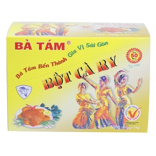 Bột cà ri. bột cary Bà Tám, gói 10 gram