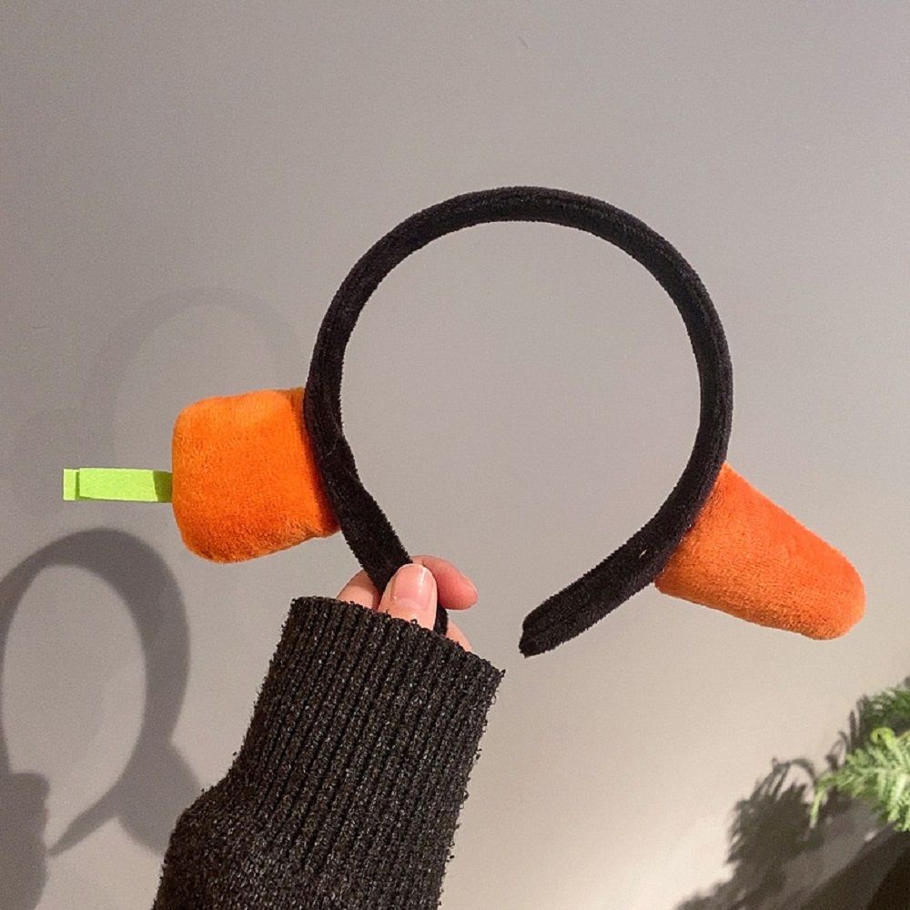 Băng Đô Cài Tóc Hình Củ Cà Rốt Dễ Thương Cho Nữ