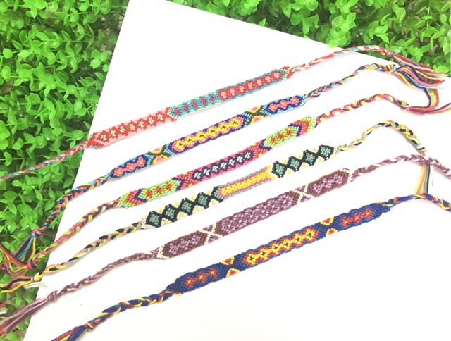 Vòng tay tết chỉ tình bạn bản rộng