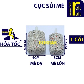 Cục đá sủi mè lớn 3x4.4 cm bền cho bọt khí lớn đảo kaldnes bể nhỏ