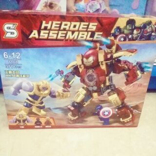 Lego sy1108. Lego ironman war. Cuộc chiến với Thanos
