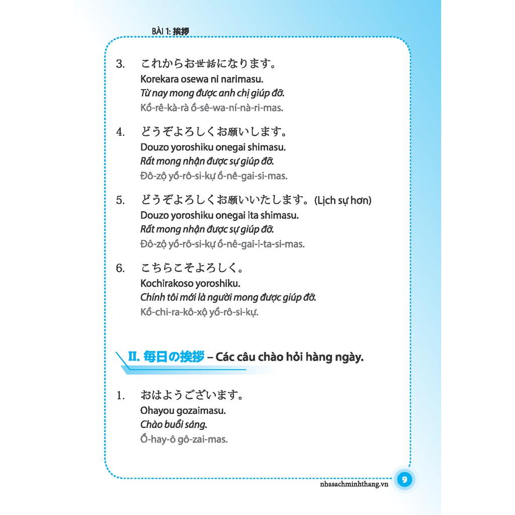 Sách - 10 phút tự học tiếng Nhật mỗi ngày