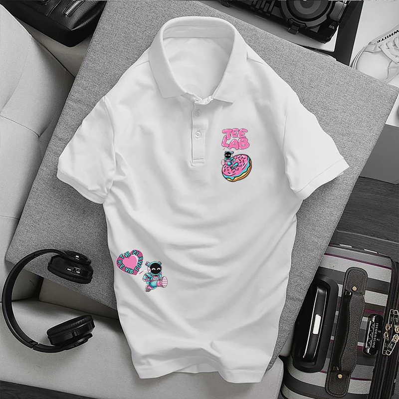 Áo Polo TEELAB, Full Size Nam Nữ, áo thun có cổ trắng, đen, cổ trụ Unisex chất Thun Cá Sấu Poly Thái KKimshop