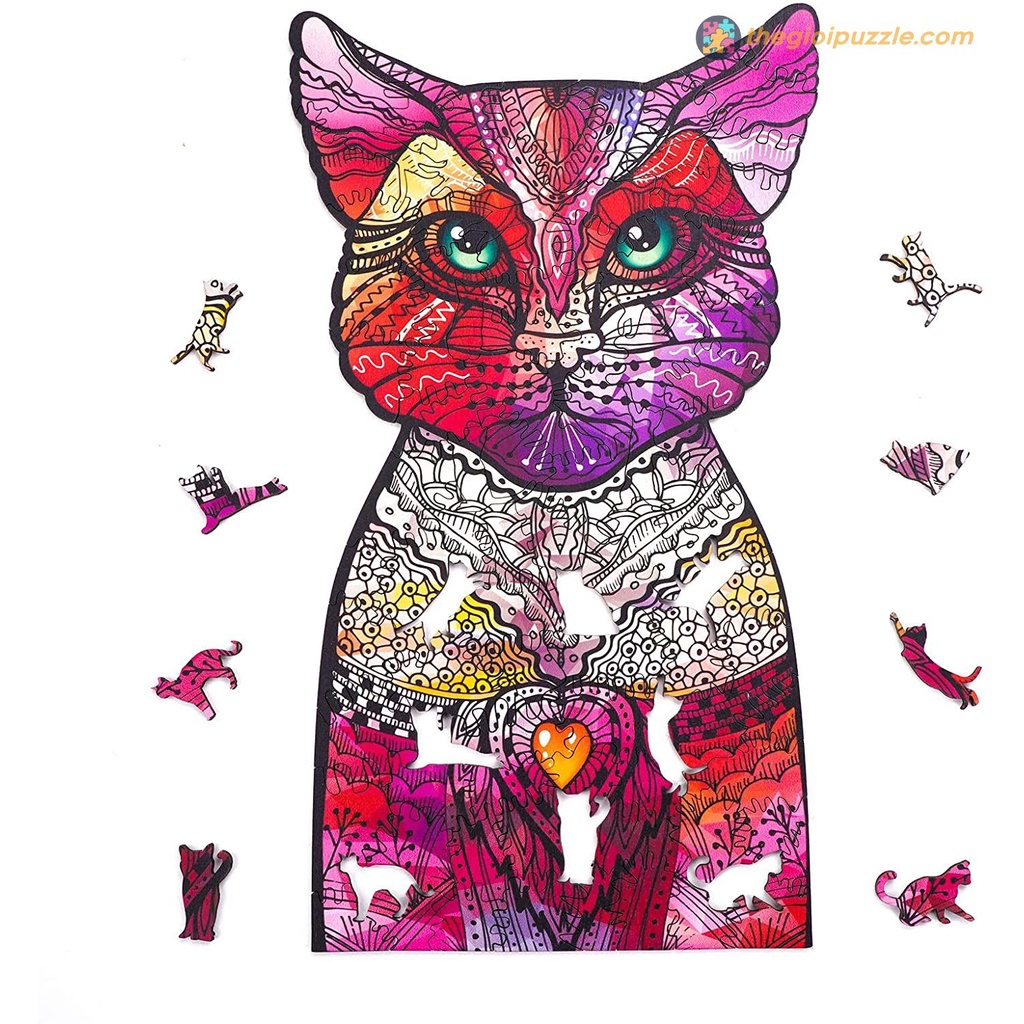 Bộ Xếp Hình Gỗ Thegioipuzzle Ghép Hình Puzzle TGP093