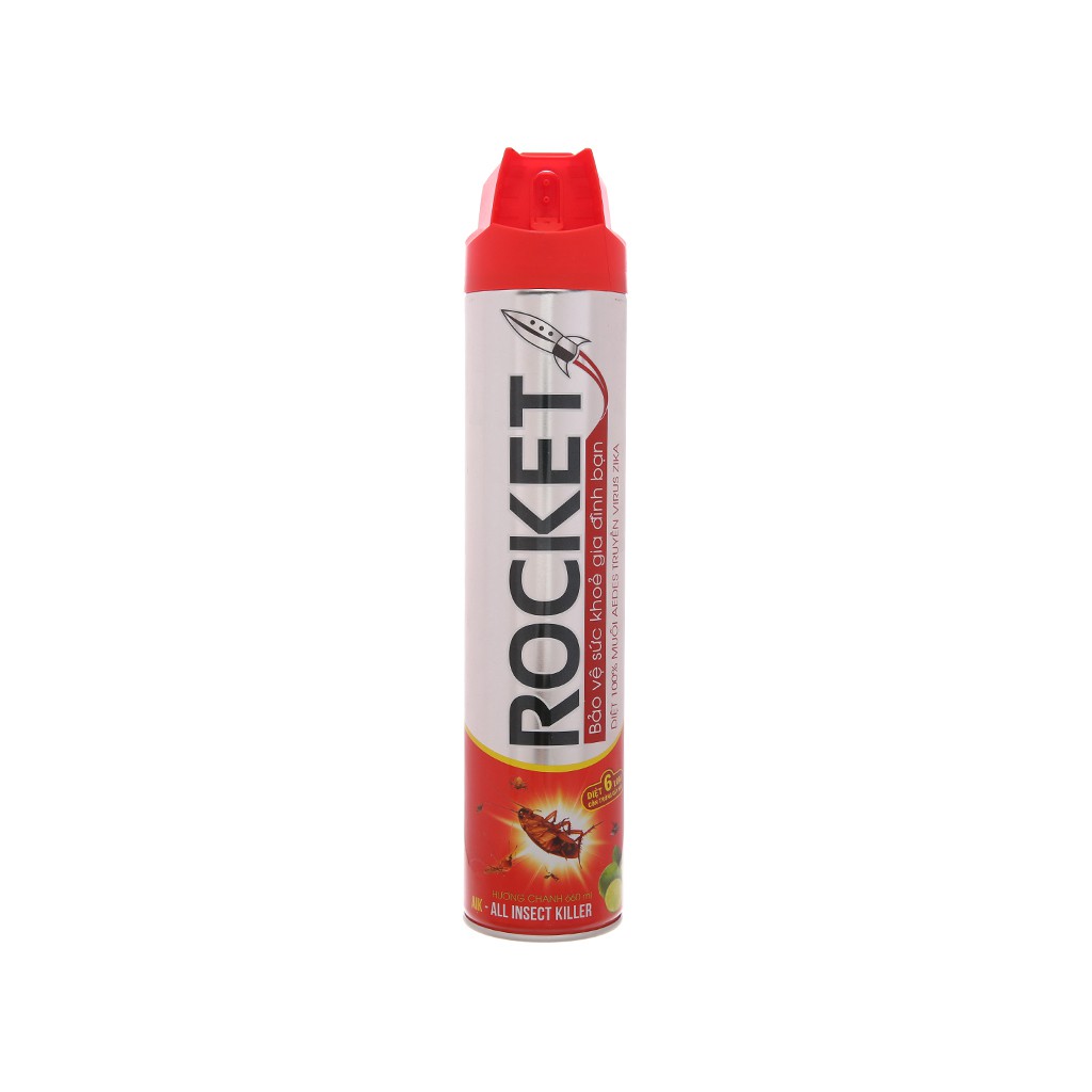 Bình xịt côn trùng Rocket hương chanh 660ml