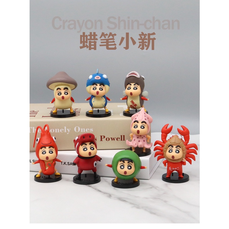 Mô Hình Nhân Vật Cậu Bé Bút Chì Shin-Chan Trang Trí Bánh Kem