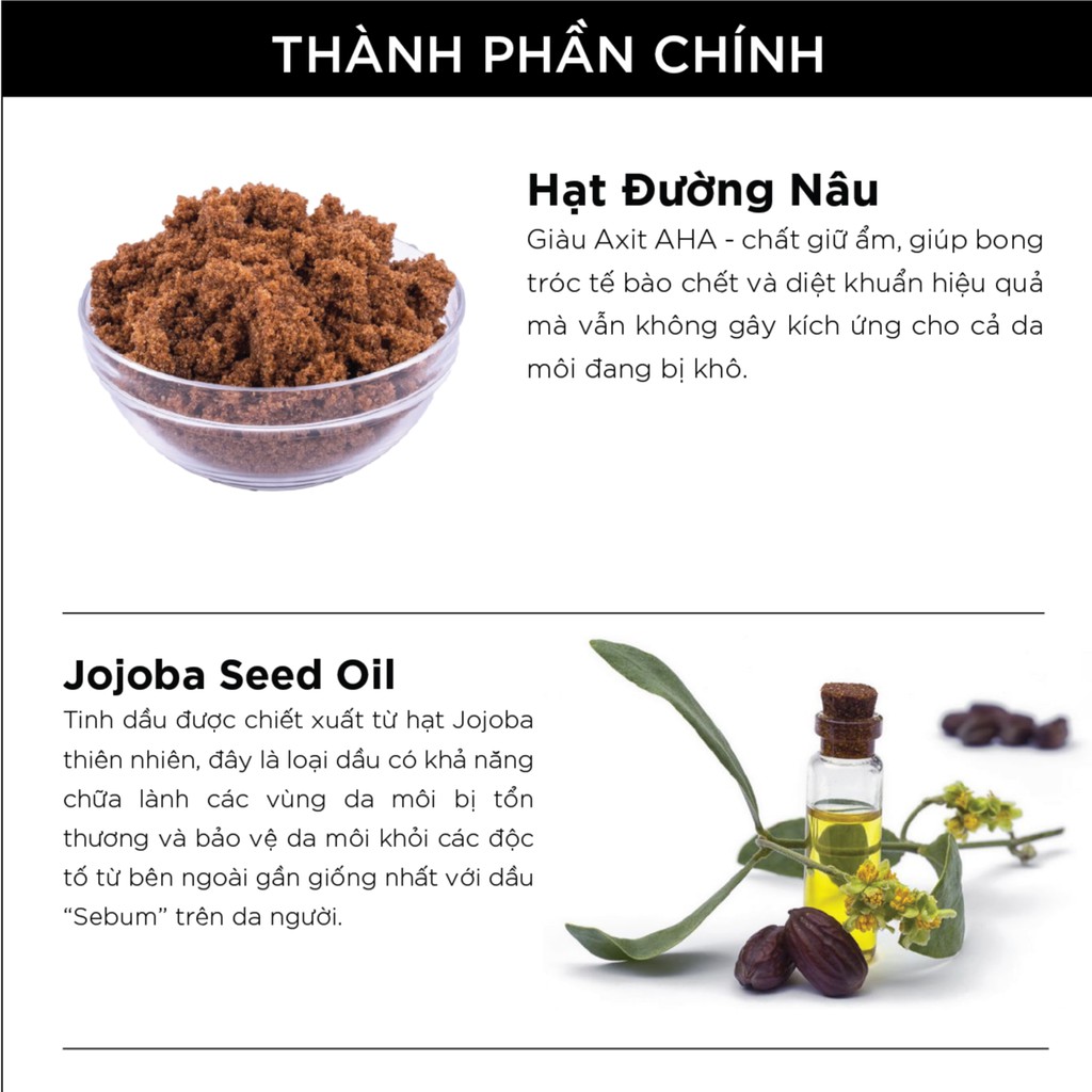 IAM Lip Sugar Scrub - Đường Nâu Tẩy Tế Bào Chết Cho Môi | BigBuy360 - bigbuy360.vn