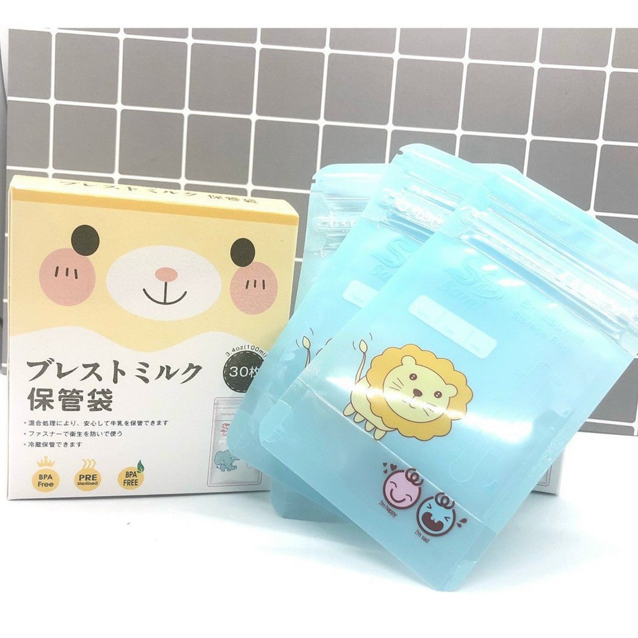 Túi trữ sữa Sami 100ml - Nhật Bản