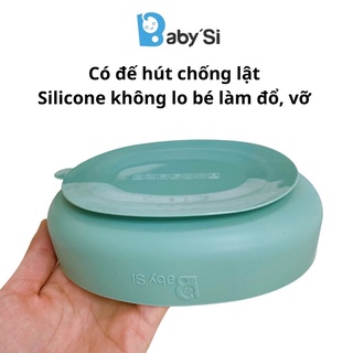 Khay ăn chống lật silicon cao cấp