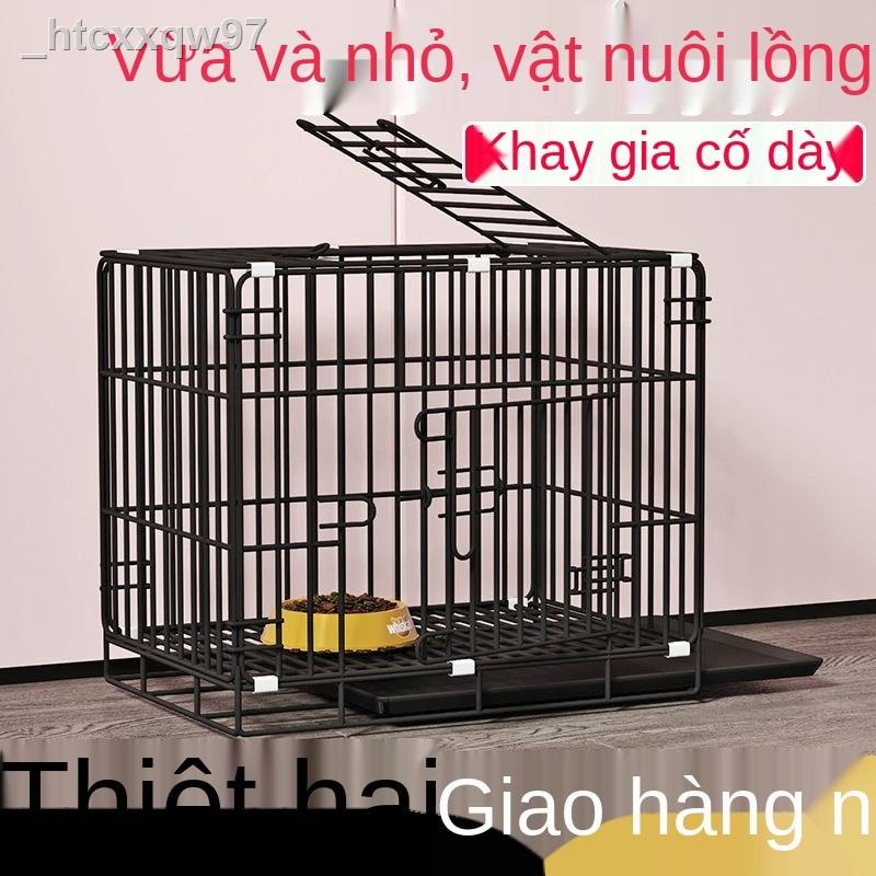 Chuồng vật nuôi mèo lồng chó nhỏ thỏ với nhà vệ sinh gia đình trong cỡ trung