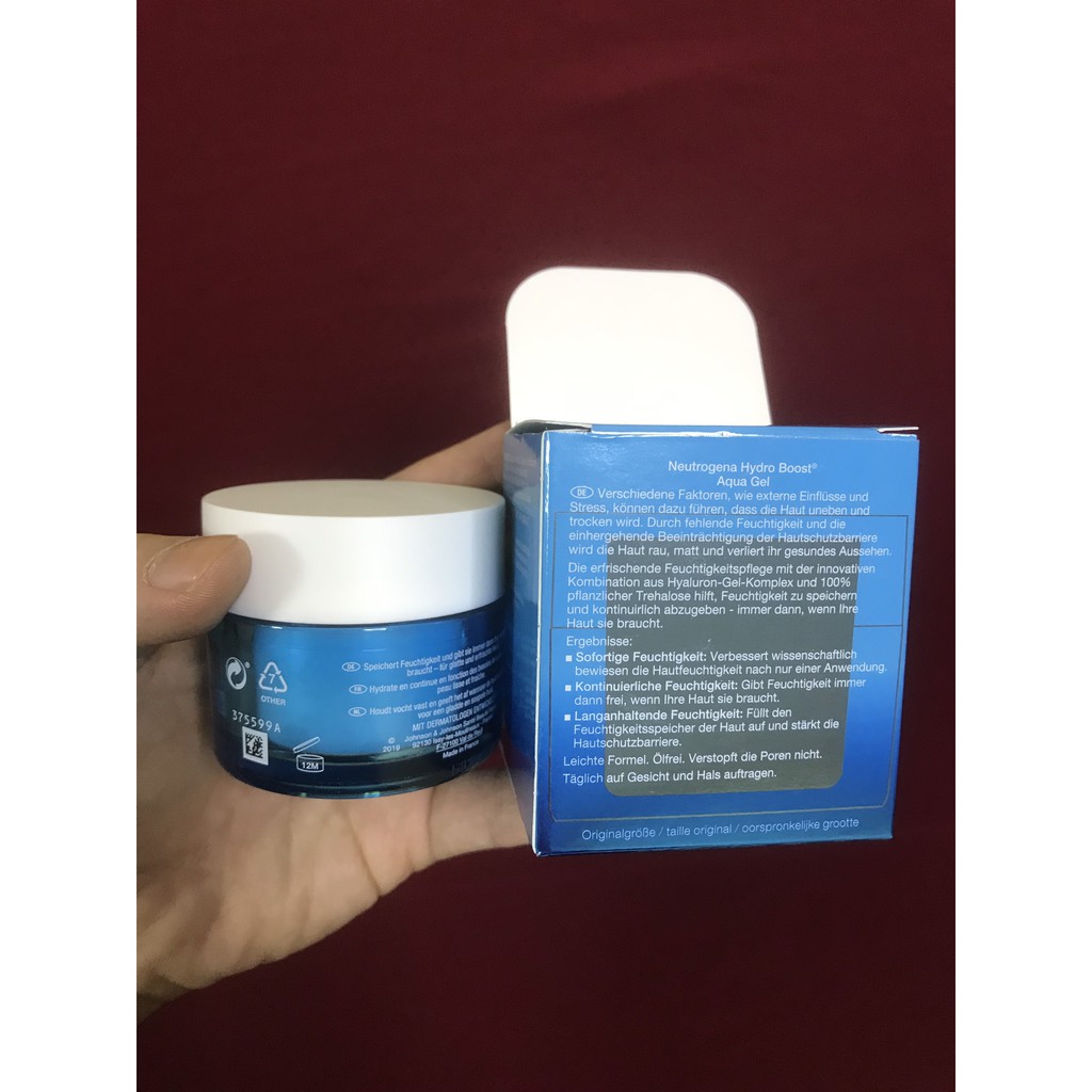 [SALE] [CAM KẾT 100% CHÍNH HÃNG] Kem dưỡng ẩm NEUTROGENA HYDRO BOOST AQUA GEL (WATER GEL) Pháp