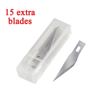 Dao khắc đa năng điêu khắc gỗ, chạm trổ (kèm thêm bộ 15 lưỡi dao)