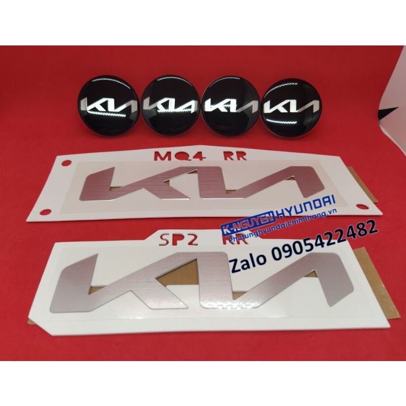 Nắp chụp lazang/mâm xe KIA mẫu MỚI 2022 - đường kính 60mm - dùng cho các dòng xe Kia - 52960R0100