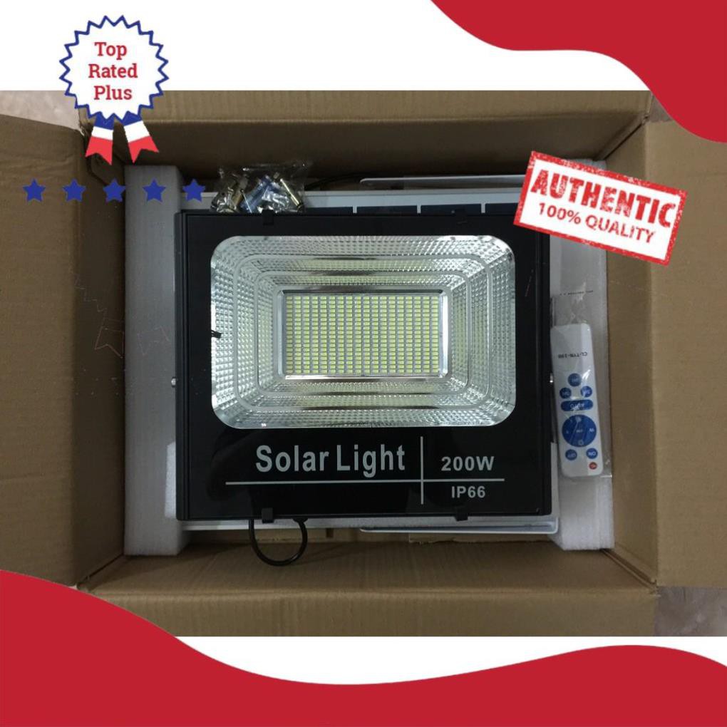 [Hot]  Đèn Pha Năng Lượng Mặt Trời Solar Light -  1 ô - Siêu Tích Trữ và Tiết Kiệm Điện Năng - BH 2 NĂM