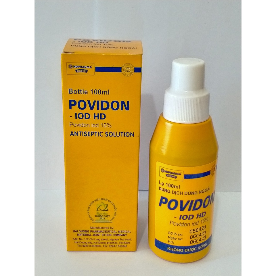 Cồn sát trùng  POVIDON-IOD HD