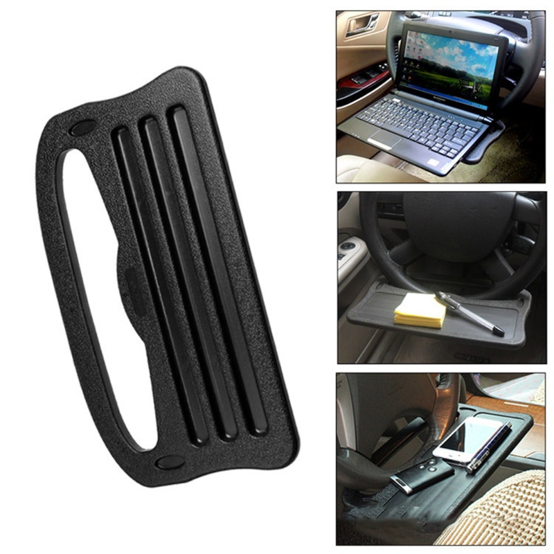 Thảm Lót Vô Lăng Xe Hơi / Laptop Màu Đen Tiện Dụng