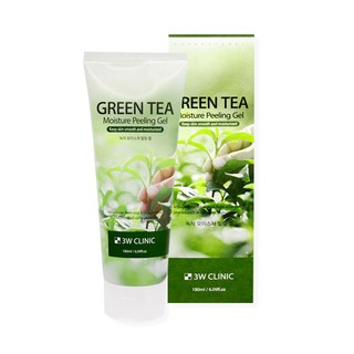 Tẩy Da Chết Trà Xanh 3W Clinic Green Tea Moisture Peeling Gel 180ml