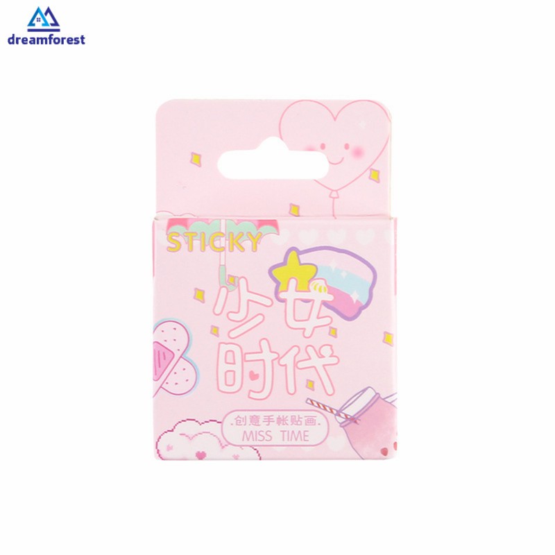 Set 46 miếng dán trang trí sổ tay album phong cách nữ tính | BigBuy360 - bigbuy360.vn