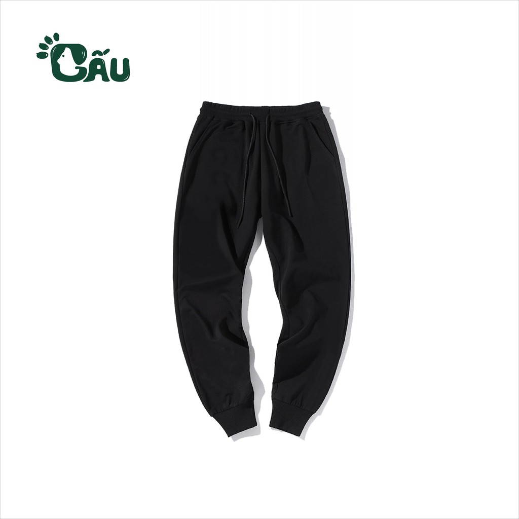 Quần jogger nam Gấu 194 TRƠN NAM - NỮ vải  dày dặn, co giãn - form slimfit | BigBuy360 - bigbuy360.vn