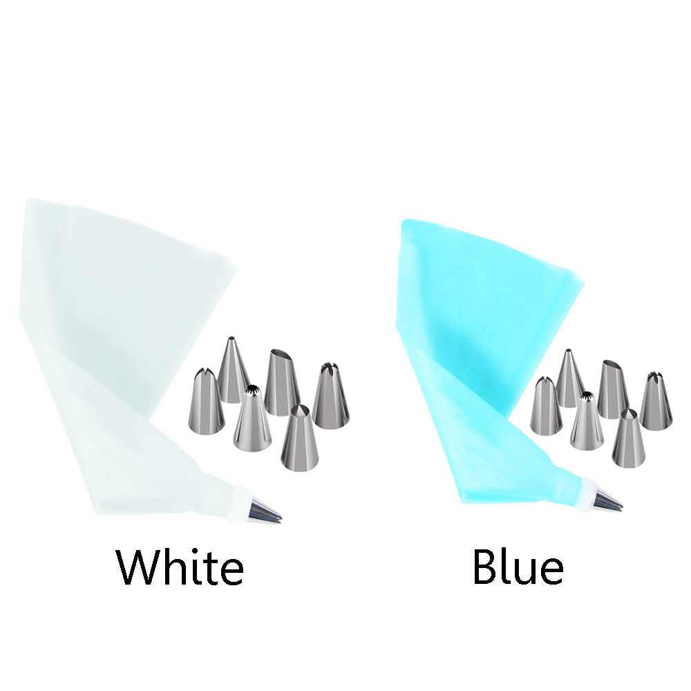 Set đui bắt bông kem thép không gỉ 8 món làm bánh tiện lợi