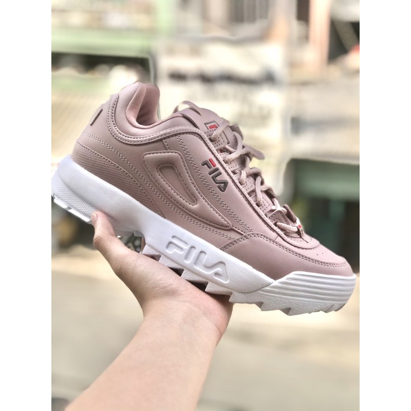 ❗️[Chỉ 1 ngày] Giày Fila Disruptor2 Dark Pink ( Hồng tối)